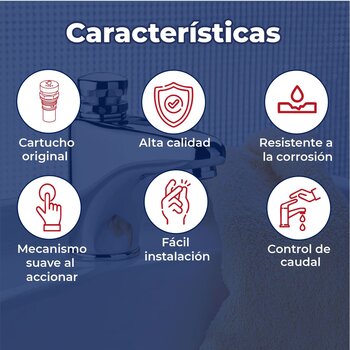 Cartucho Completo Llave Economizadora Helvex