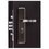 Puerta Der Serie 5 Alta Seguridad 95X213 MTS CHOCOLATE