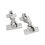 Bisagra Bidimensional Brazo Corto Handy Home 3657