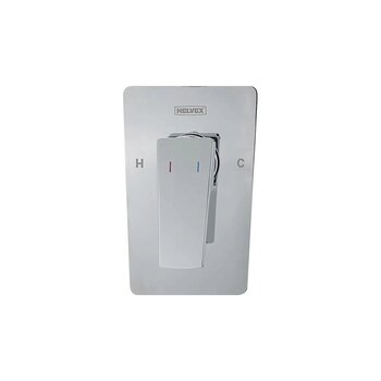 Llave Monomando Para Regadera Spiga Sin Desviador Cromo Helvex