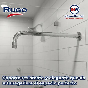 BRAZO REGADERA 039 CM REDONDO LARGO FIERRO