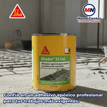 Adhesivo Puente Adherencia Sikadur 32 GEL 5 KG A+B