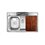 Fregadero Equipado Kele 80 x 50 x 22 cm