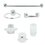 Accesorios Baño Rugo Empotrar Cromo JE90C