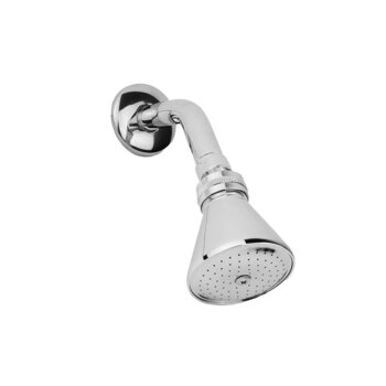 Regadera de 2 3/4” con Brazo y Chapetón Rugo Roma Acabado Cromo