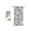 Cortina Para Baño 180x180 cm Poliéster Mosaico Azul Euroshowers