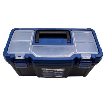 Caja Herramienta Negra/Azul 16 Pulgadas