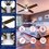 Ventilador Mercado 50 pulg Niquel Hunter