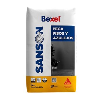 Adhesivo Sansón marca Bexel 20 kg Blanco