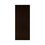Puerta Tambor Marca PVC 85X2.13 MT Color Chocolate