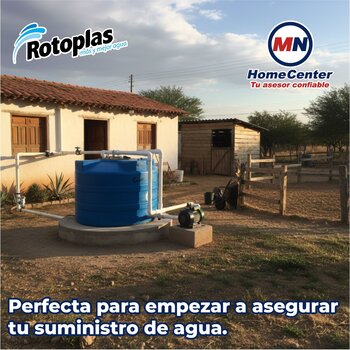 Cisterna Rotoplas 2800 Litros sin Equipo para Almacenar Agua