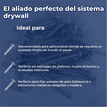 Tornillo STD CAB Corneta 28.6 6X1 1/8 (17.24) (Precio por kilo)