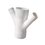 Yee PVC Sanitario Doble 4 x 2 110 x 50 mm