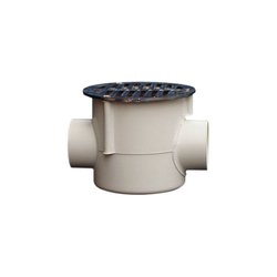Céspol Bote de PVC Para Tubería Sanitaria 4 x 2 pulg 2 Salidas