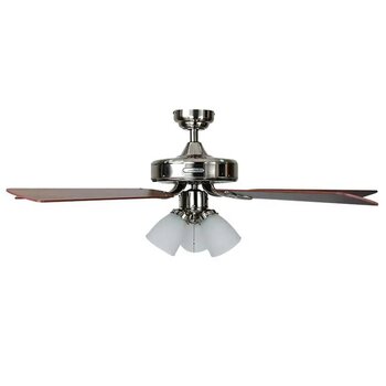 Ventilador de cielo CoolFan Architect Niquel 52 pulg