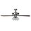 Ventilador de cielo CoolFan Architect Niquel 52 pulg