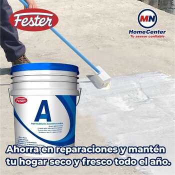 impermeabilizante acrílico Fester A5 Blanco 19 l