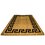 Tapete Antideslizante Llave Griega Negro Tostado 45X76cm