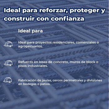 Malla Electrosoldada DeAcero 66-44 2.50 x 40 ML 100 m2