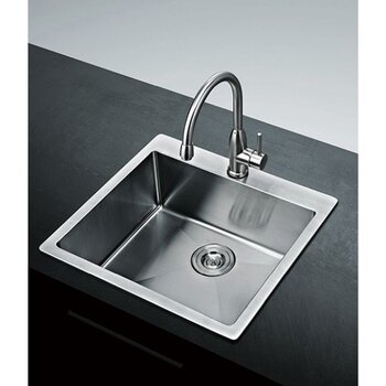 Fregadero Kele Acero inoxidable 54X51x25 CM Empotrar/submontar