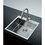 Fregadero Kele Acero inoxidable 54X51x25 CM Empotrar/submontar