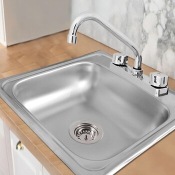 Fregadero M100 marca Eb Técnica 47 x 49 cm 1 tina