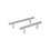 Jaladera Barra Hueca Handy Home 64 mm x 124 mm