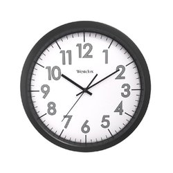 Reloj Pared Redondo 34.90cm Color Negro