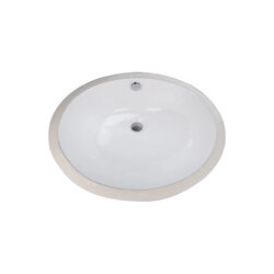 Lavabo Bajo Cubierta Helvex con Rebosadero Blanco LV Lugano