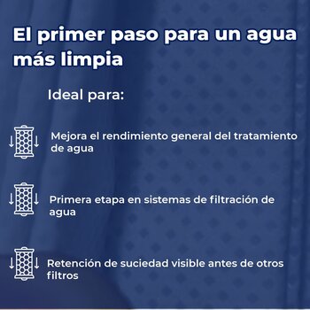 Cartucho Rotoplas Polipropileno Filtro Estándar Paso 1