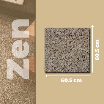 Piso Tipo Piedra Zen Multicolor Daltile 60.5 x 60.5 cm ZST1