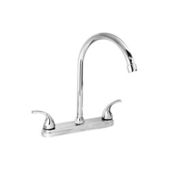 Llave Mezcladora 8" al Piso Para Fregadero Rugo Maneral Géminis