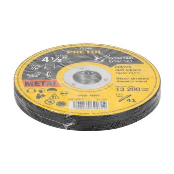 Disco Corte Extrafino Truper 4 ½ pulg