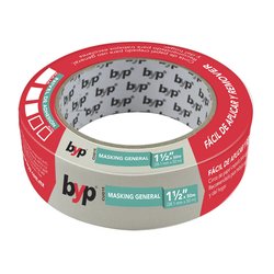 Cinta Masking Tape marca Byp 38 mm 1½ pulgada 50 m