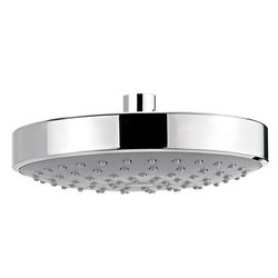 Regadera Redonda de Chorro Fijo Plato Ancho de 7" Helvex H-3003