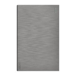 Placa 1 Apagador Sencillo Lucek Flat Plata