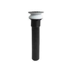 Contra Para Lavabo S/Rebosadero y Rejilla Acabado Negro Rugo