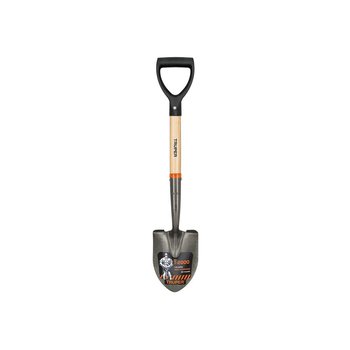 Pala cajuelera redonda puño "D" mango de madera Truper