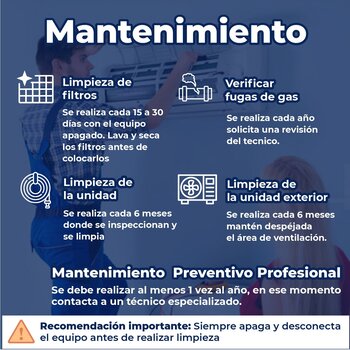 MINISPLIT INVERTER 1 TONELADA FRIO CALOR 220V PRIME ADVANCE
