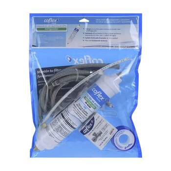 Kit de Instalación Refrigerador Flexible ¼ x ¼ 150 cm