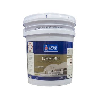 Pintura Vinil Acrílica Mate Design Blanco 19 L