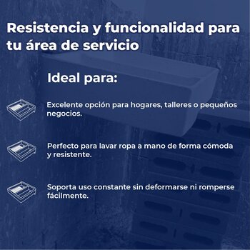 Lavadero Granito Mediano 74 × 69 cm Ideal para el Hogar