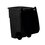CESTO PLASTICO189 LTS NEGRO CON RUEDAS