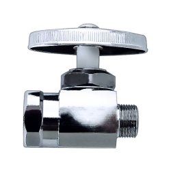 Llave Angular Cromada 1/2 x 3/8 pulg coflex