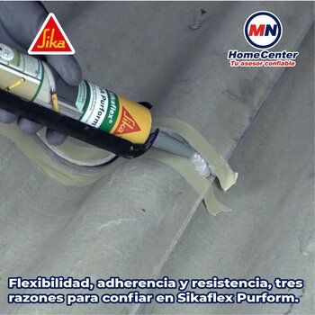 Sellador poliuretano sikaflex 1a purform blanco salchicha 600 ml