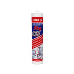 Silicón Transparente Sky Sil 300 ml Presto