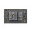 Apagador Placa 1 Sencillo 1 Contacto Lucek Flat Negro