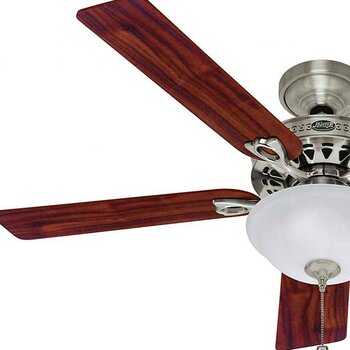Ventilador de Cielo Hunter Stanford Níquel Cepillado 52 pulg