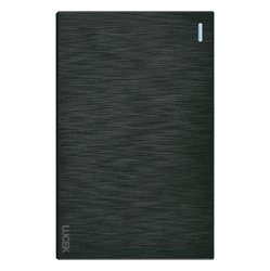 Contacto Placa de 1 Apagador Sencillo Lucek Flat Negro