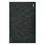 Contacto Placa de 1 Apagador Sencillo Lucek Flat Negro
